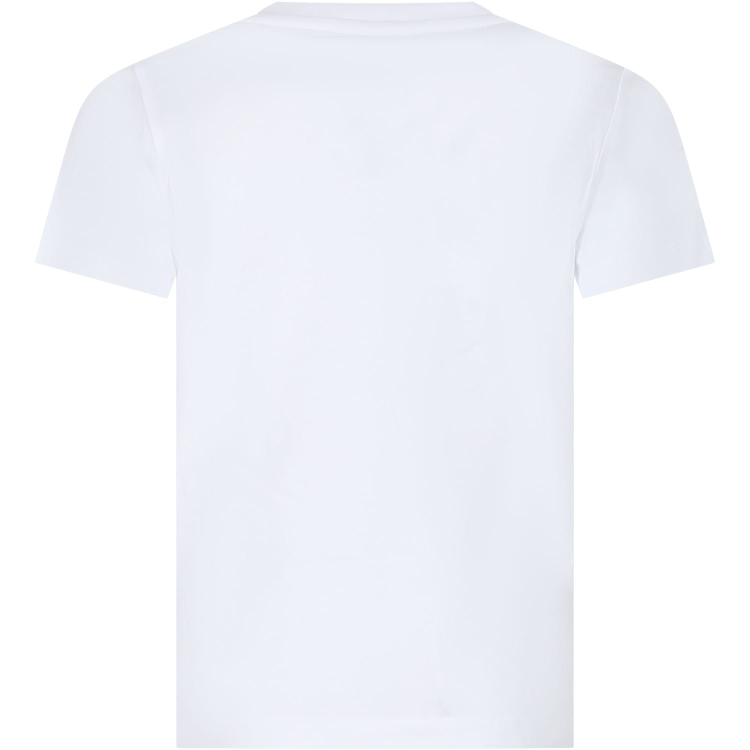 Logo-print organic cotton T-shirt - White