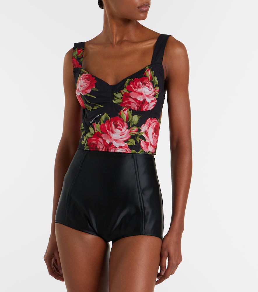 Satin micro shorts