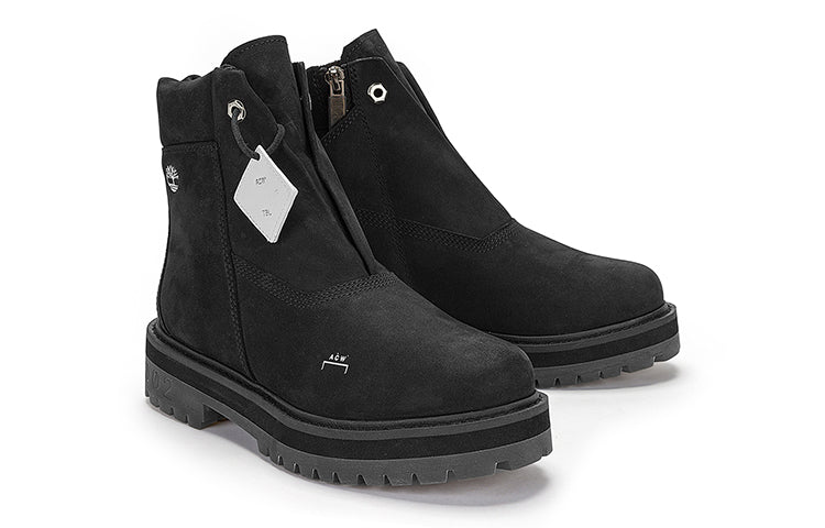 (WMNS) x A Cold Wall 6 Inch Premium Side Zip Boot 'Jet Black Nubuck'