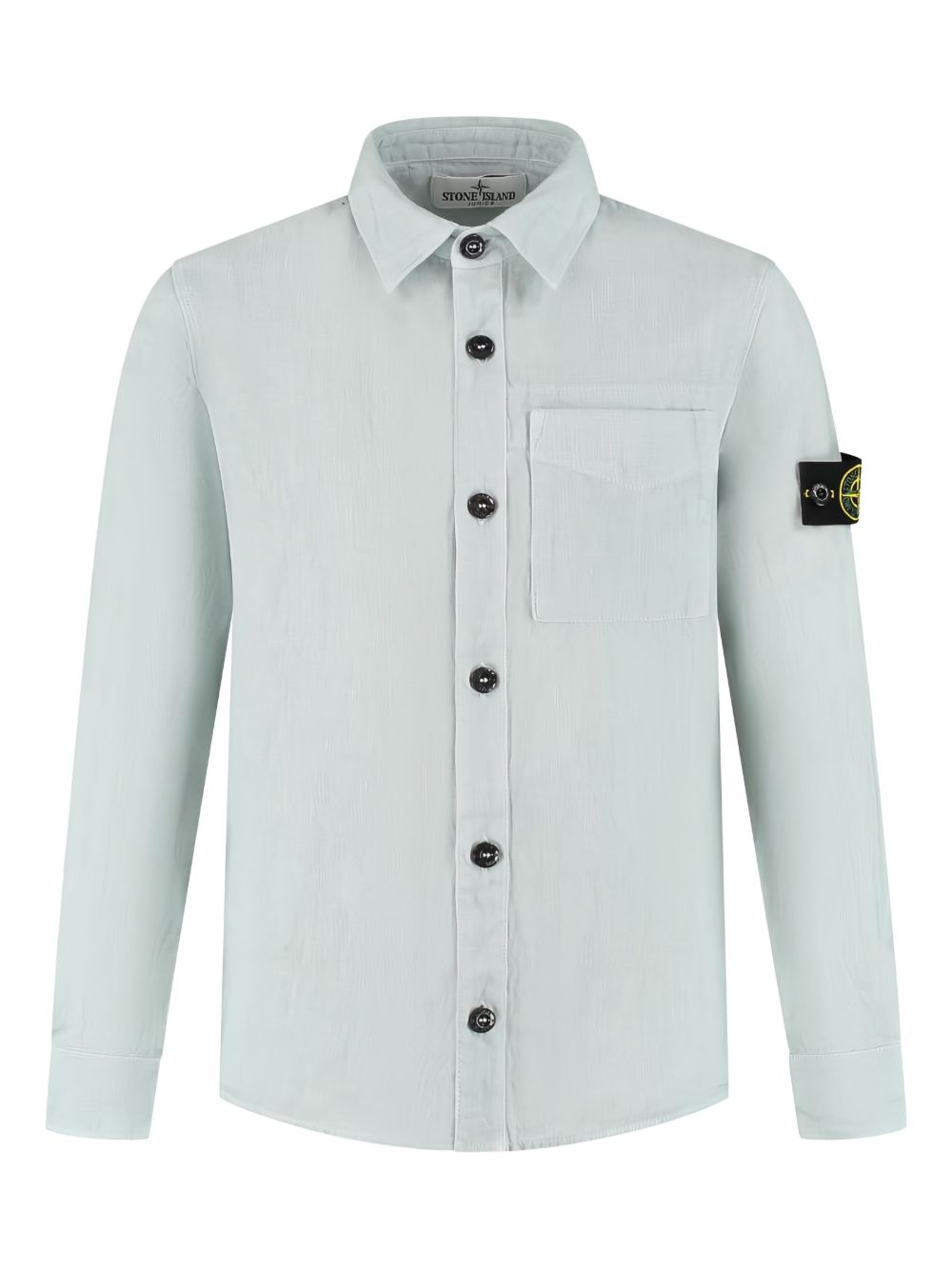 Compass-badge button-down shirt - Blue