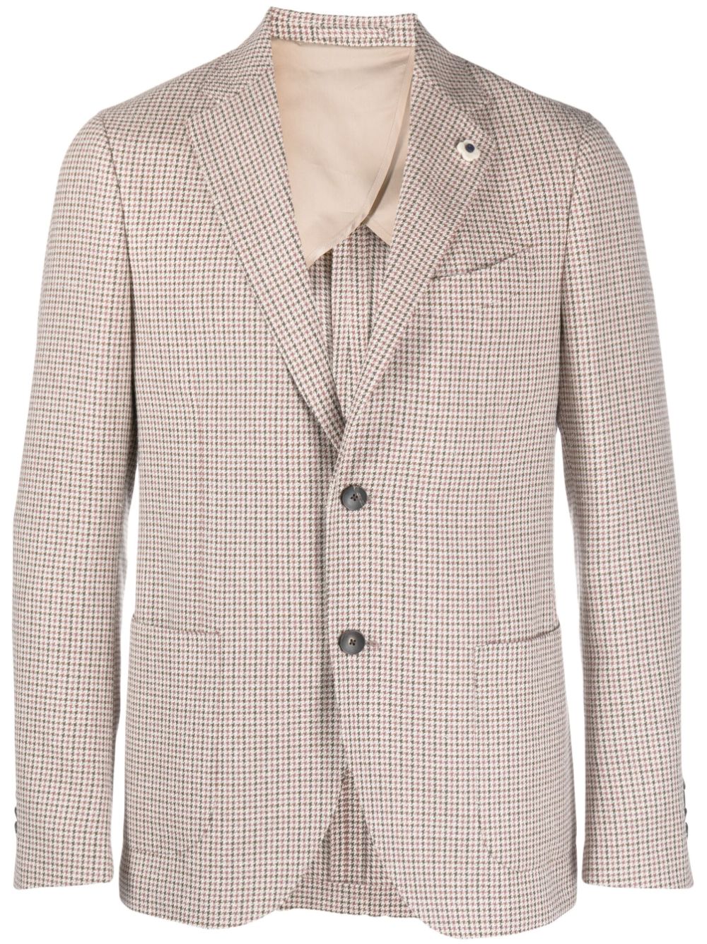 Pota houndstooth-pattern blazer - Neutrals