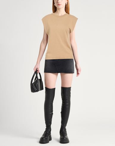 Caractère Woman Sweater Beige Size L Viscose, Wool, Polyamide, Cashmere