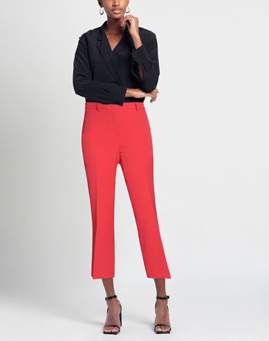 Seventy Venezia Woman Pants Coral Size 10 Polyester, Elastane