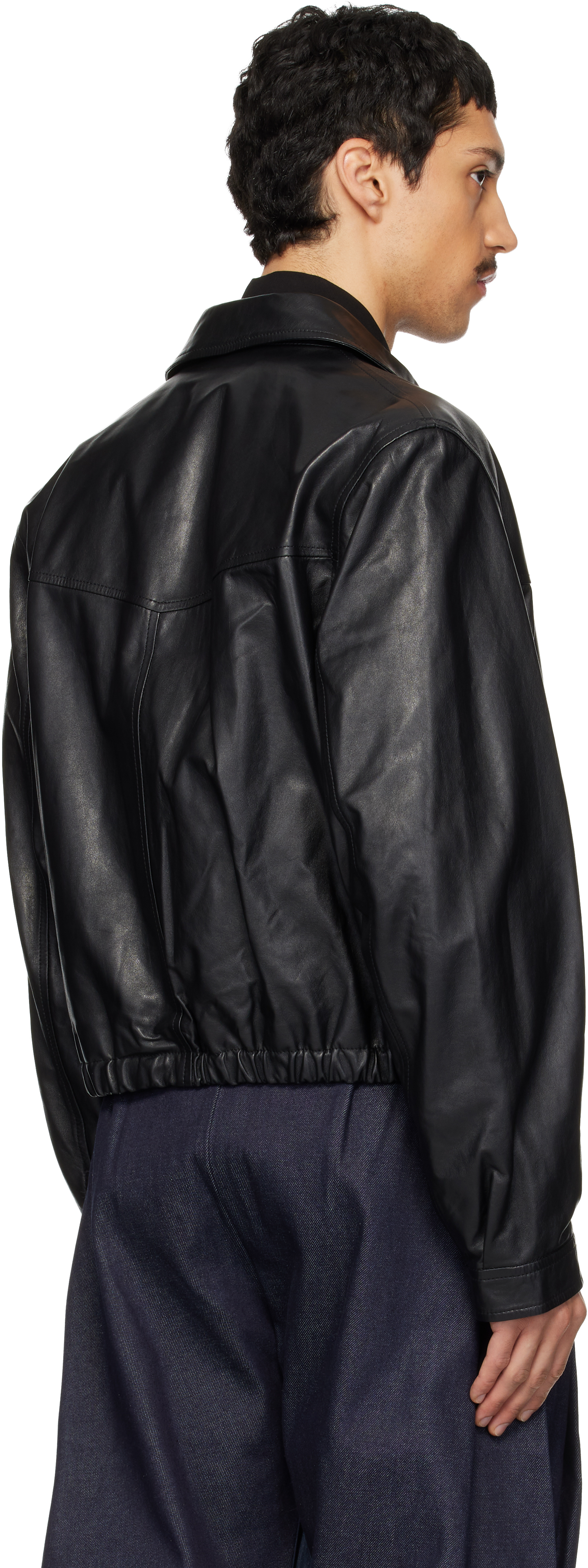 Black Leather Biker Jacket