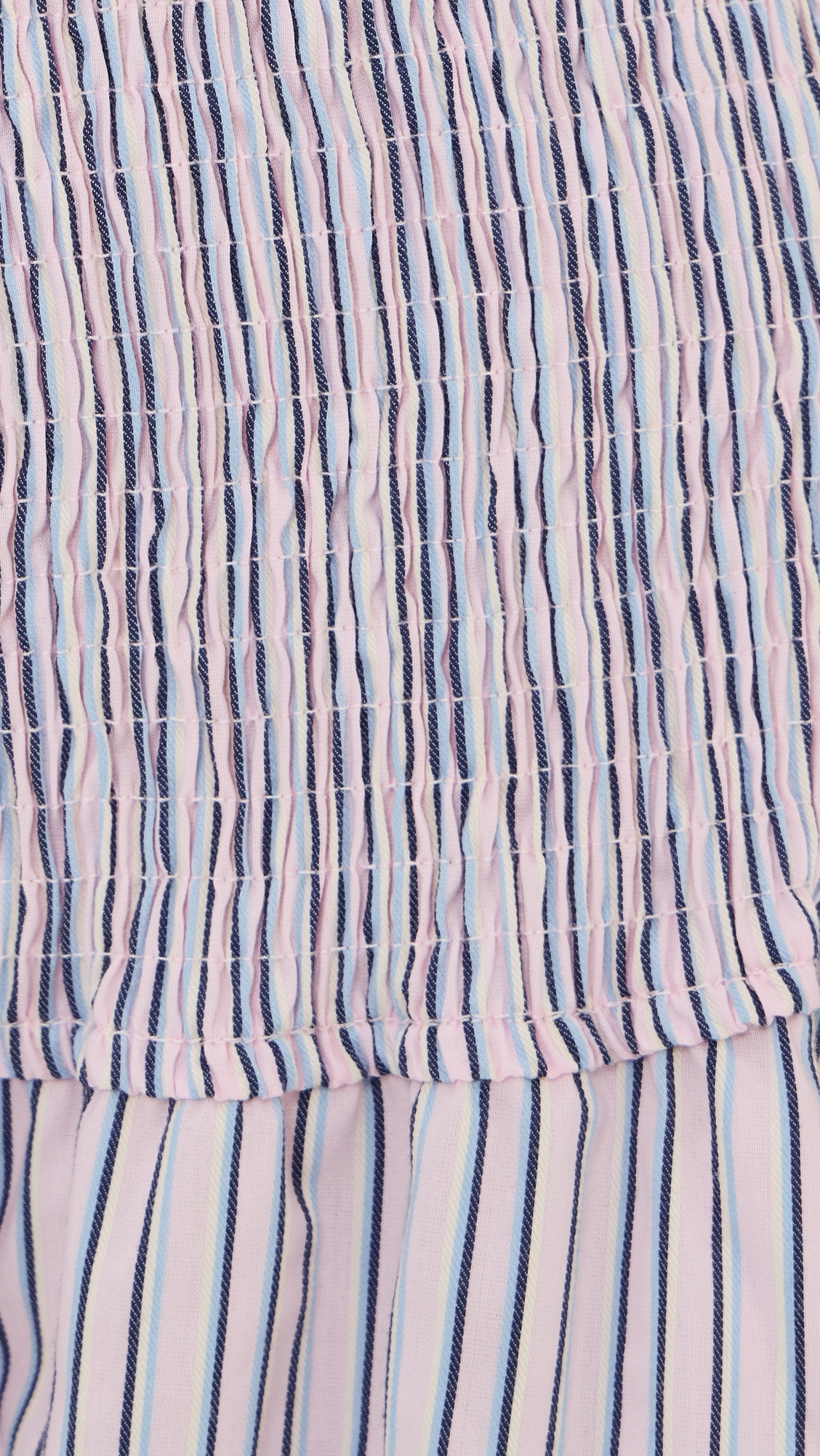 Sophie Stripe Maggy Dress Strawberry Cream/Blue