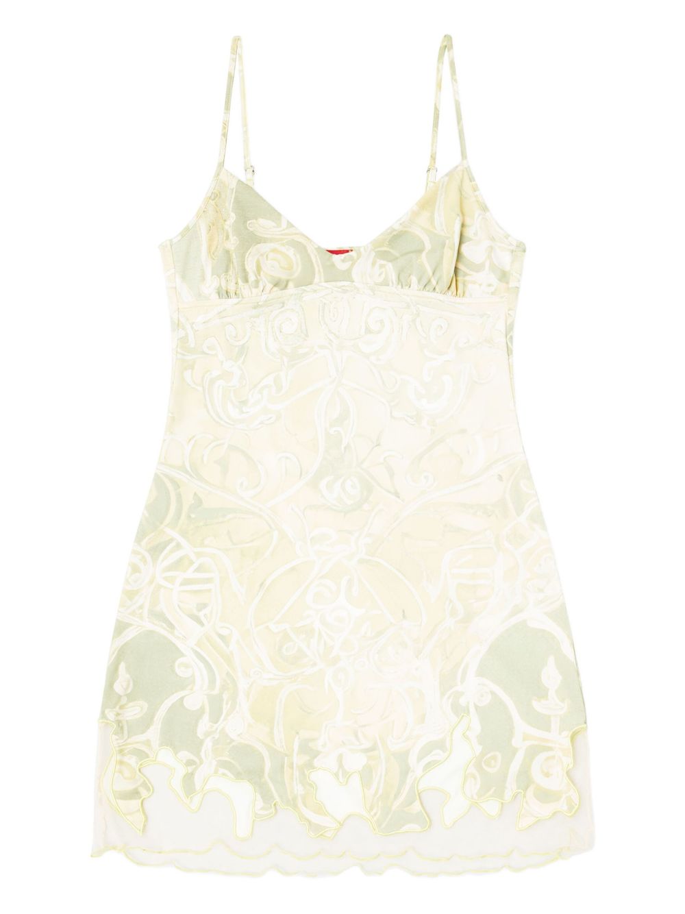 Diesel D-Inlay mini dress - Neutrals