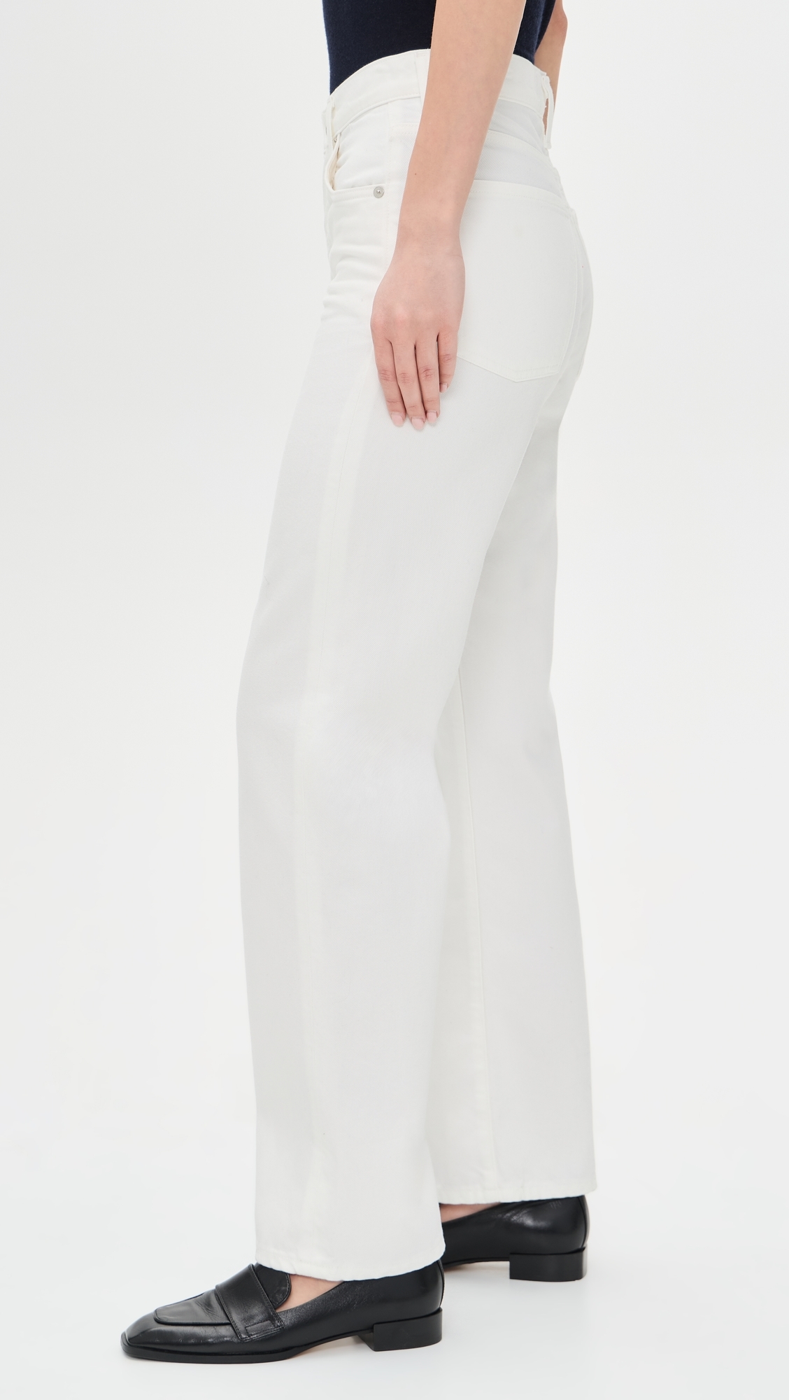 Annina Straight Leg Jeans Soft White