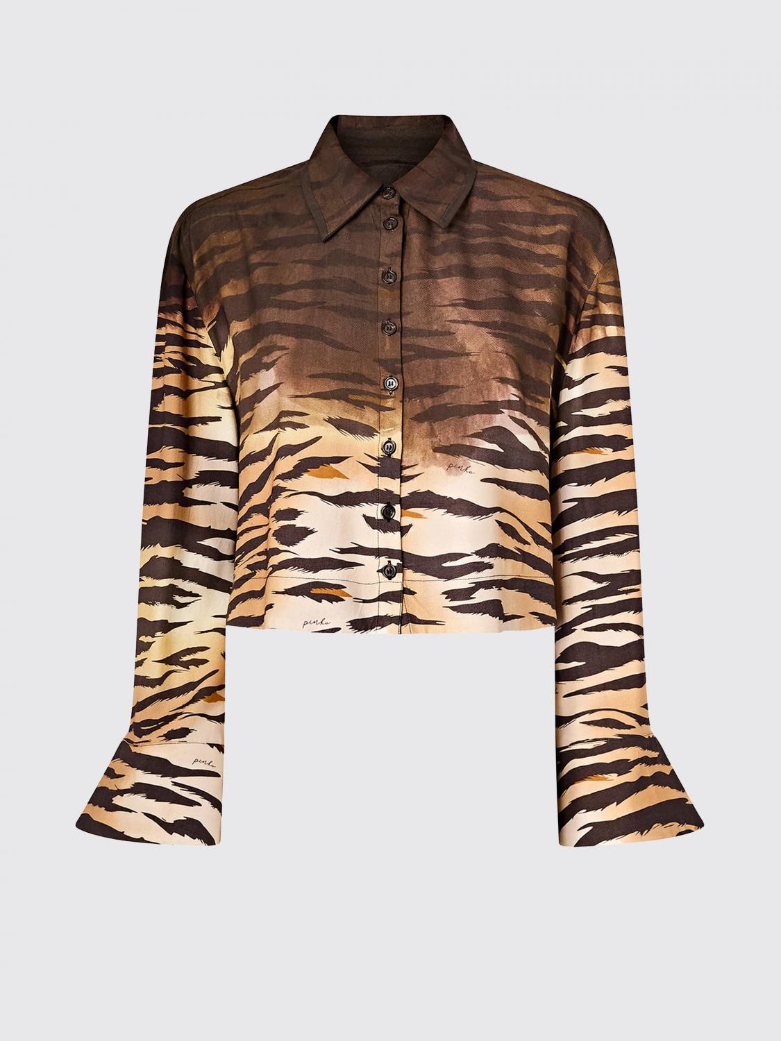 Shirt Woman color Brown