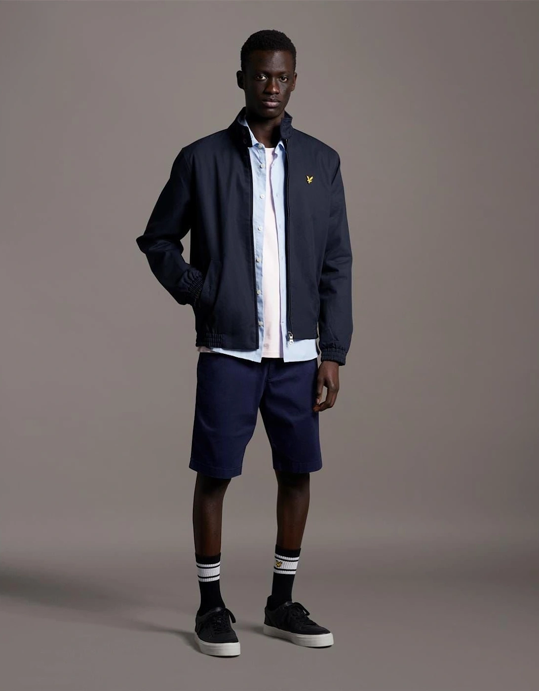 Lyle And Scott Men's Harrington Jacket - Navy - : Regular