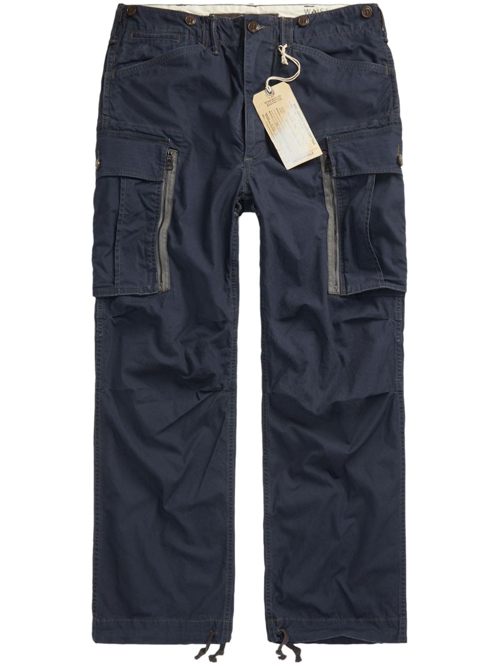 Cotton cargo trousers - Blue