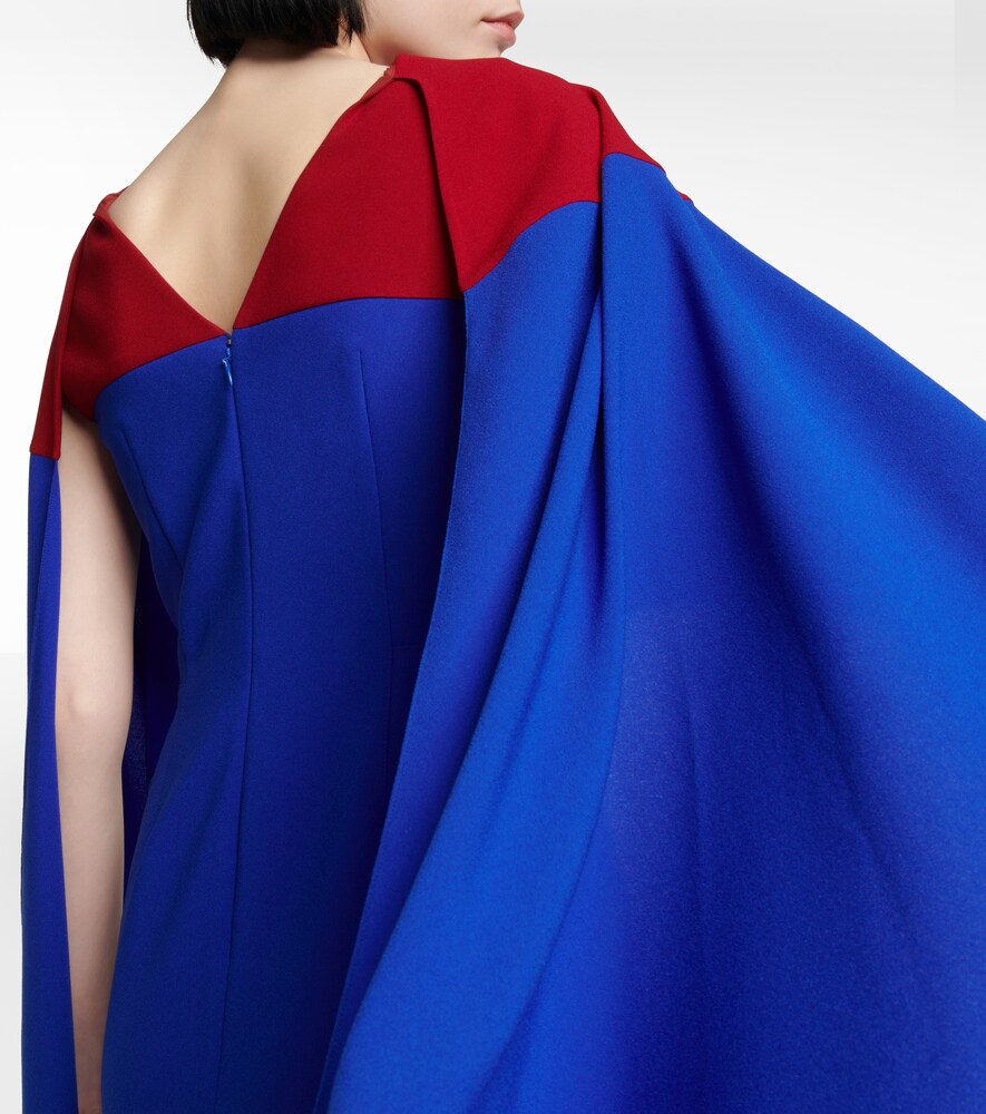 Elina cape midi dress