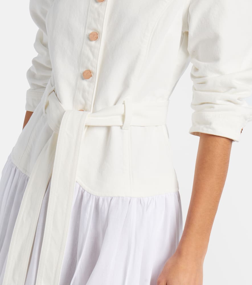 Delyth cotton and linen maxi dress