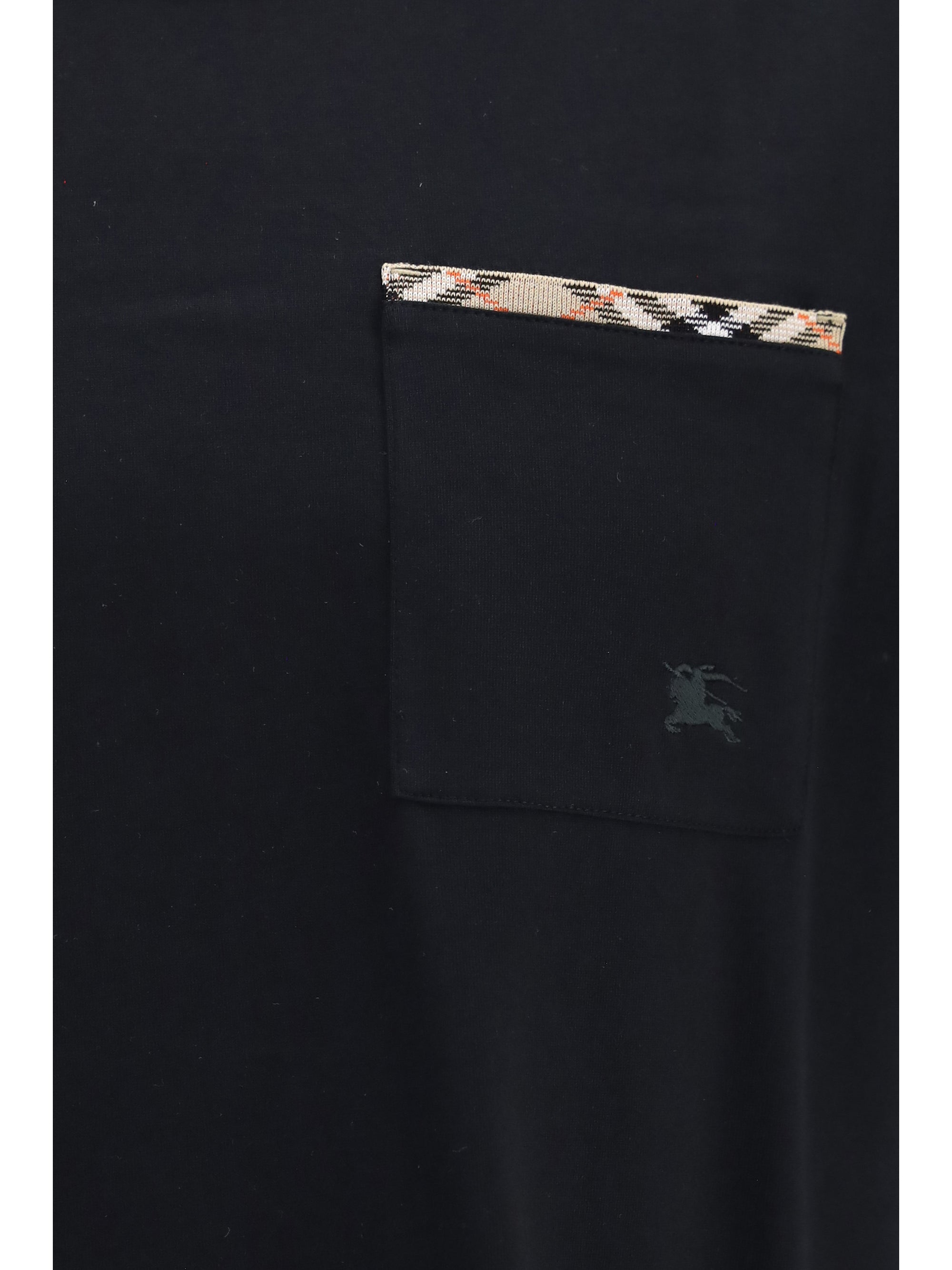 Check T-shirt — Black