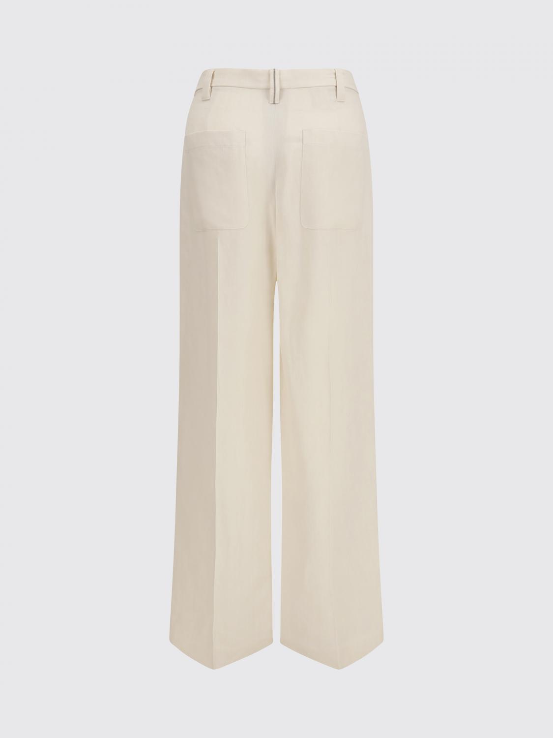 Pants Woman color Beige
