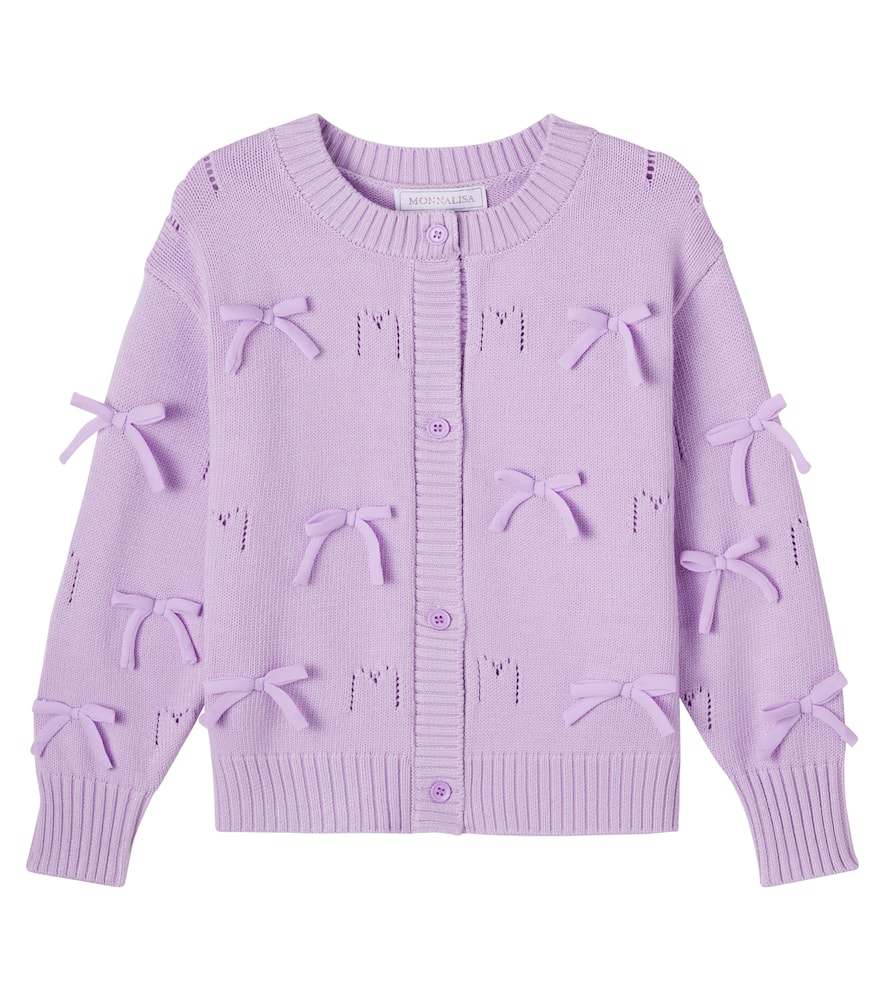 Bow-detail cardigan