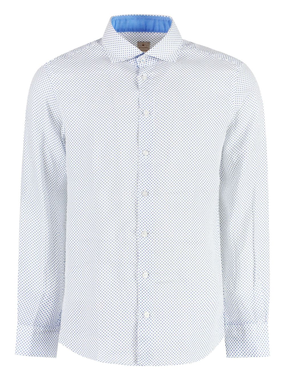 Bastoncino micro-pattern shirt - White