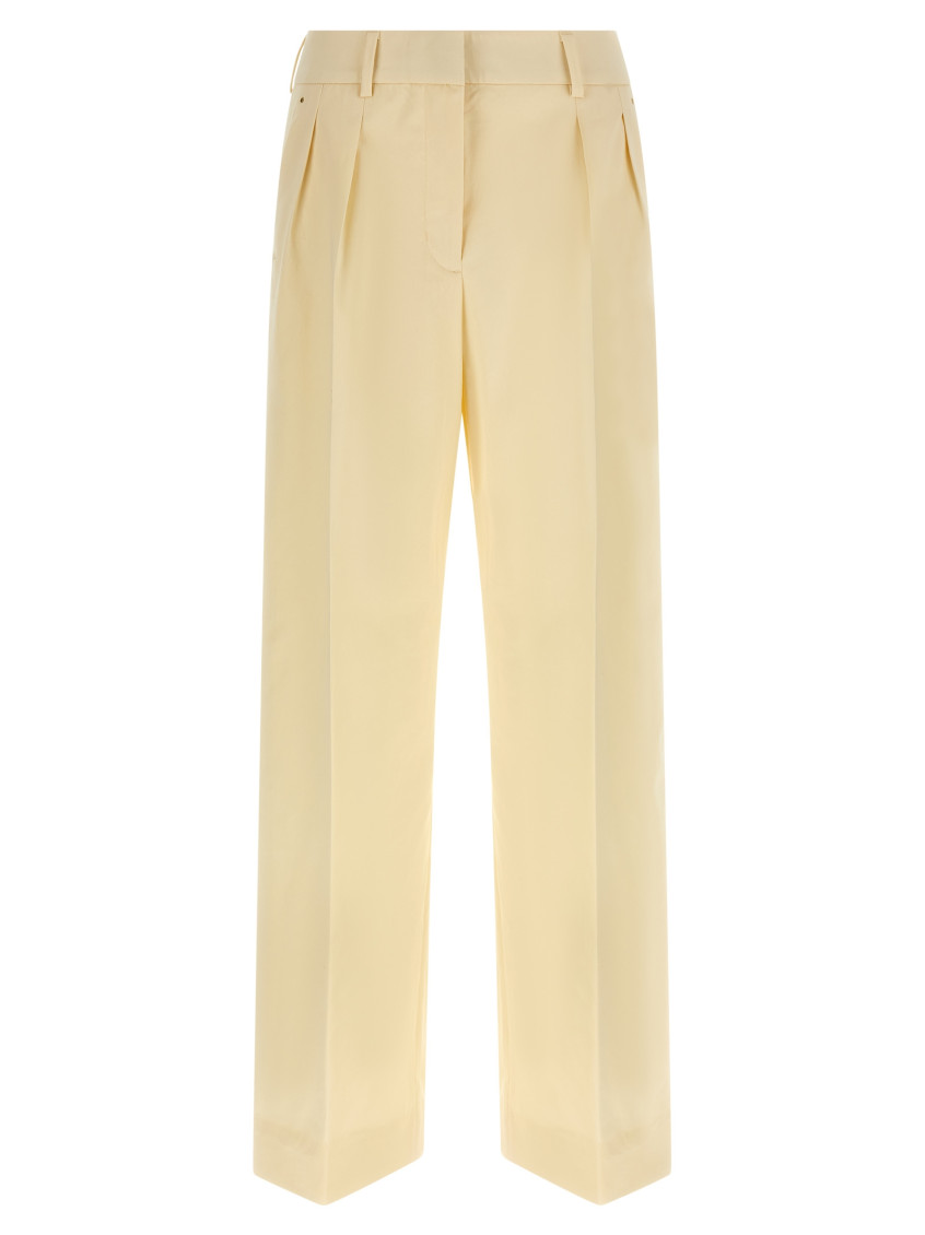 Tailored Trousers Pants Beige