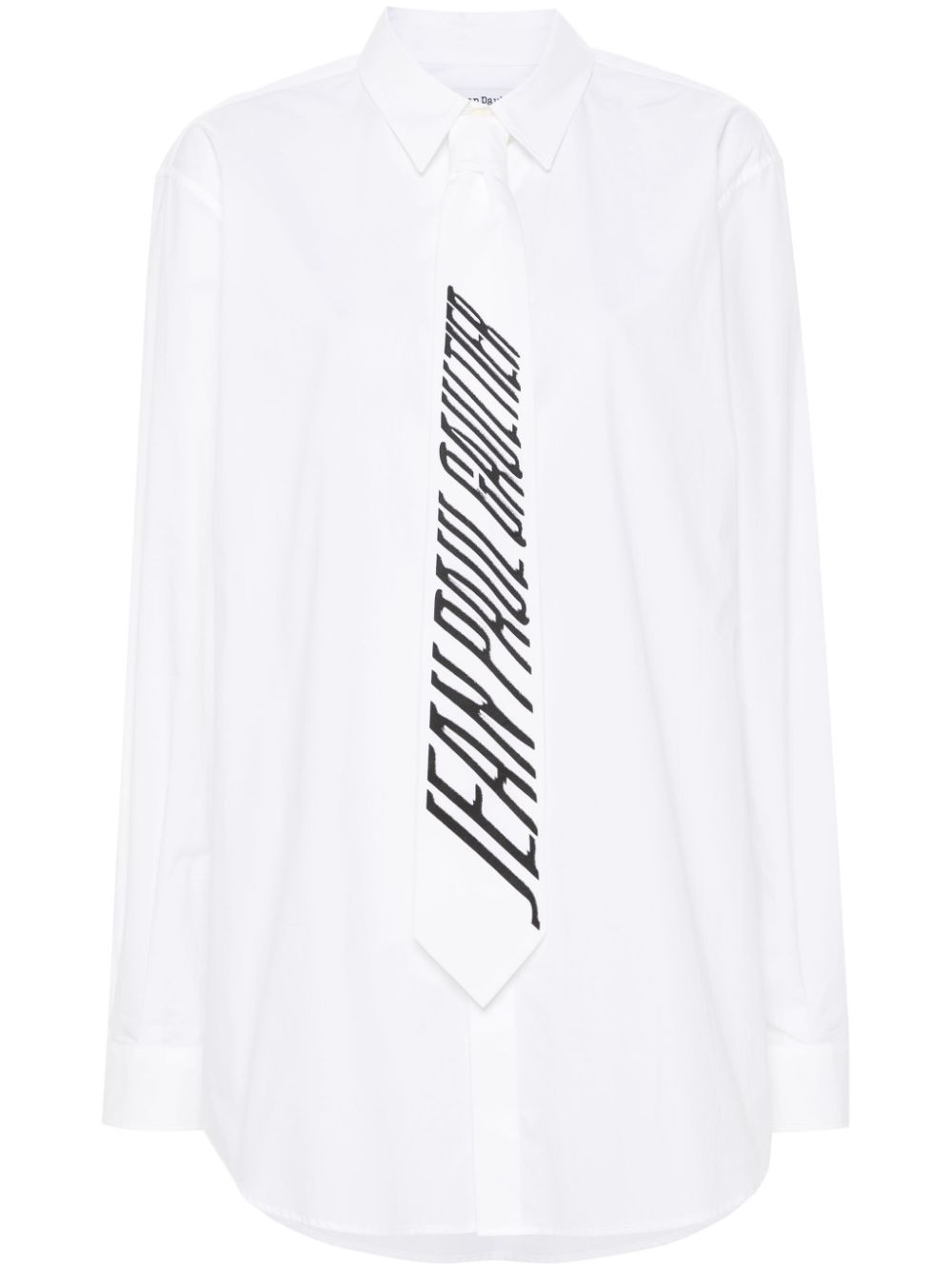 Tie-detailed shirt - White