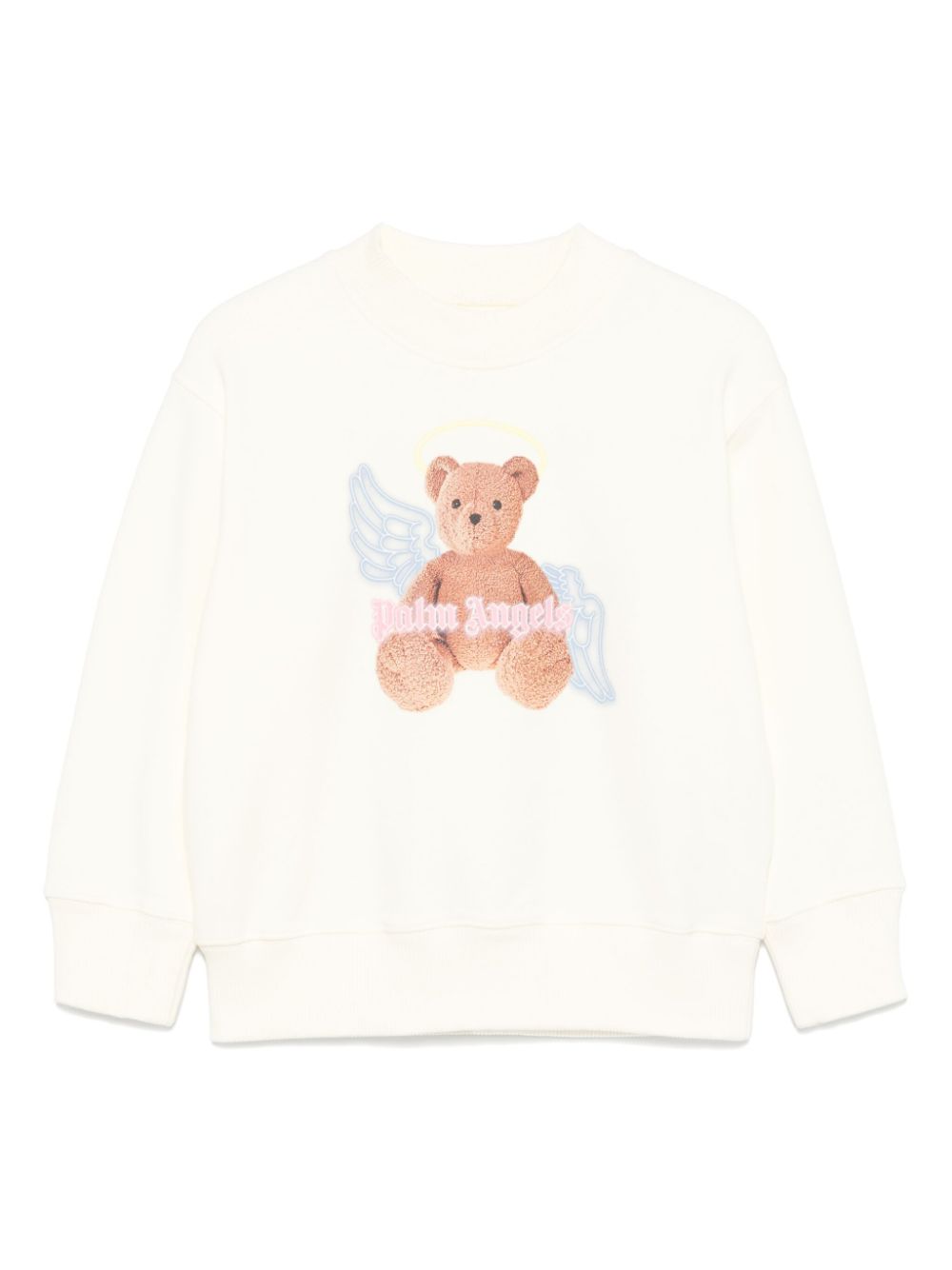 Angel bear-print sweatshirt - White