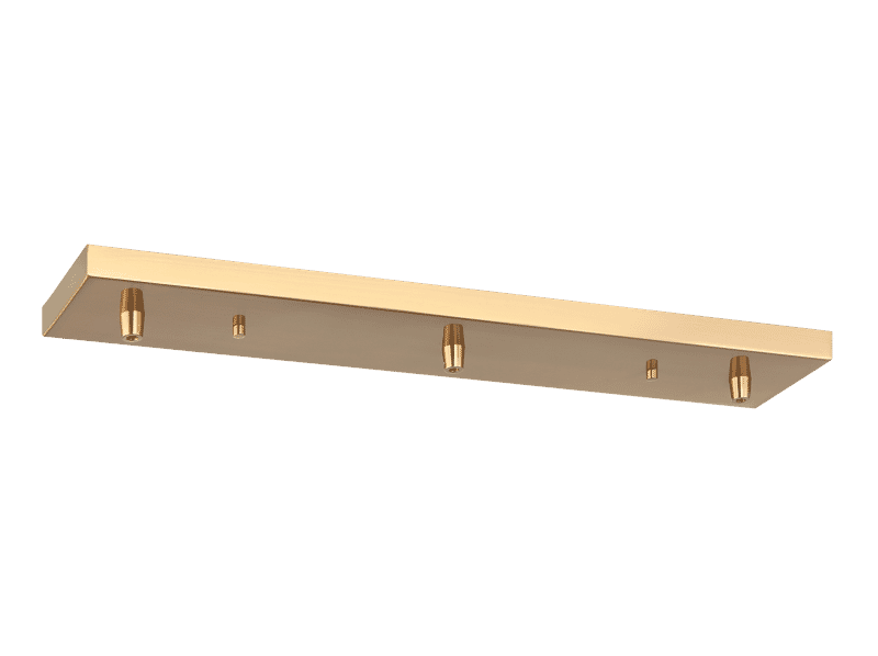 Aged Gold Brass Multi Ceiling Canopy from the Multi Ceiling Canopy Line Voltage Collection