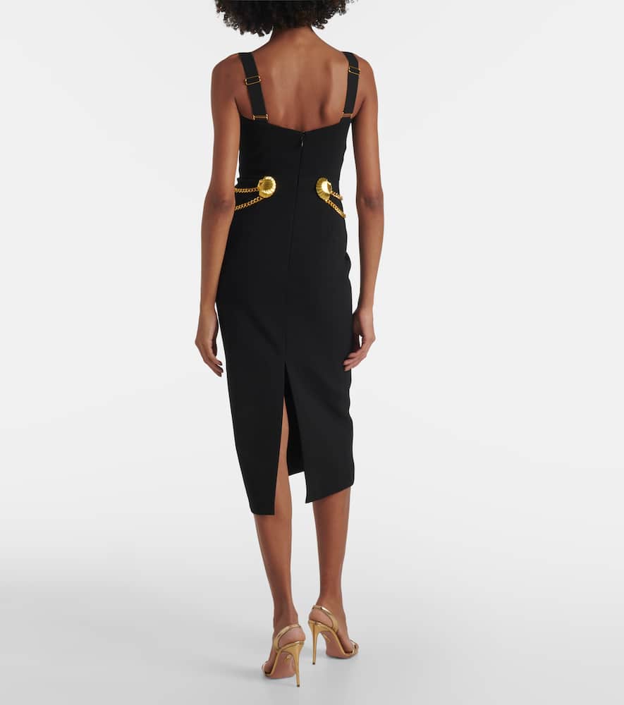 Rebecca Vallance Chelsea embellished cutout bustier dress