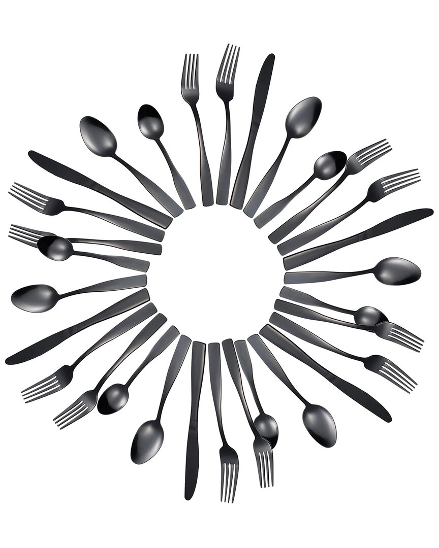 40Pc Stainless Steel Silverware Set
