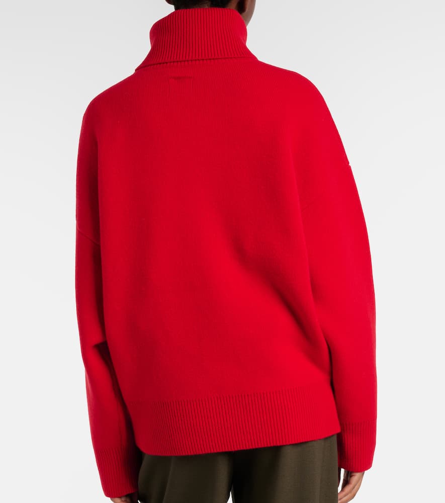 Wool and cashmere-blend turtleneck sweater