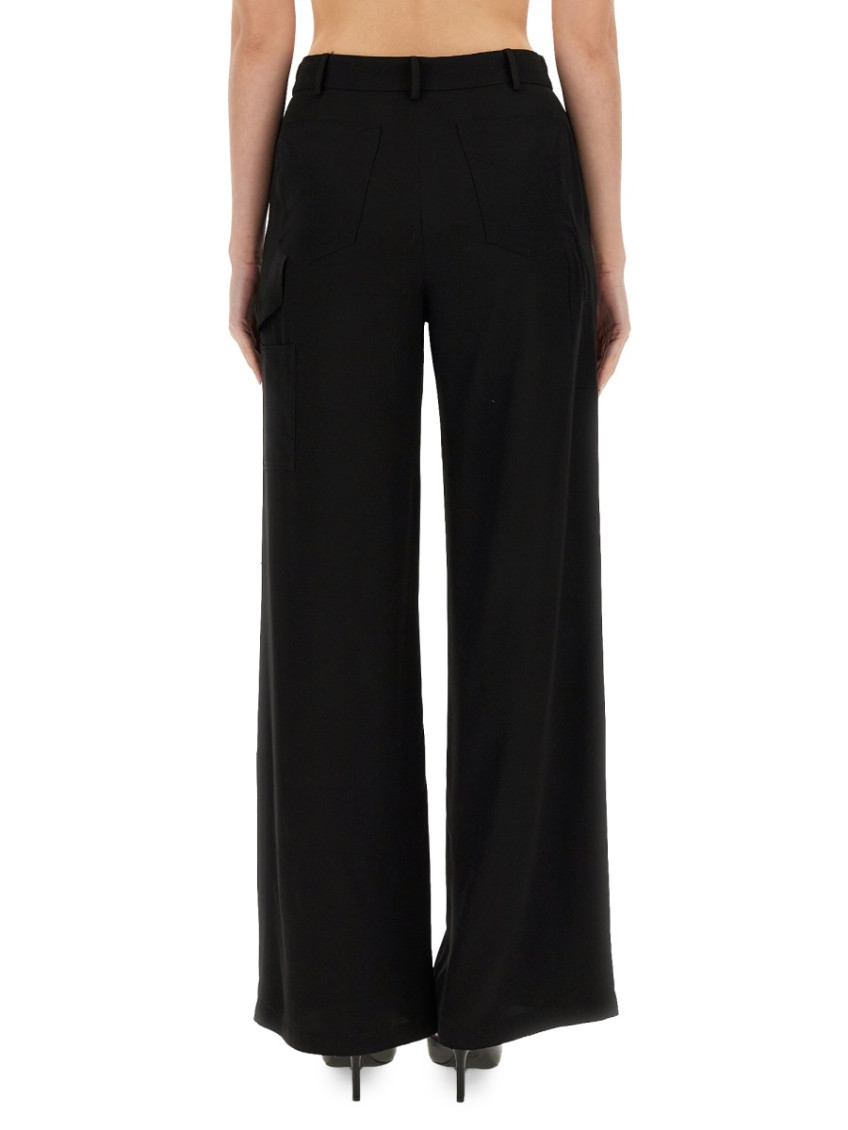 Moschino - wide-leg trousers featuring pocket