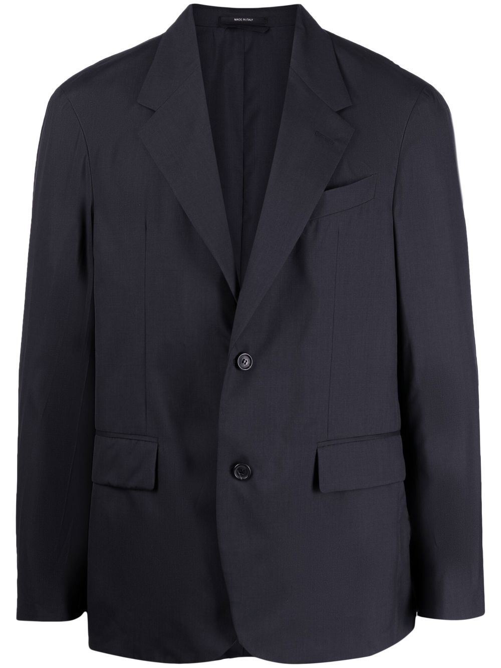 Single-breasted blazer - Blue