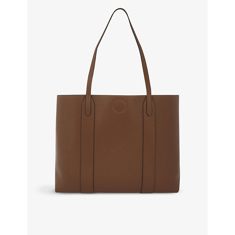 Womens Oak Bayswater Leather Tote bag One Size