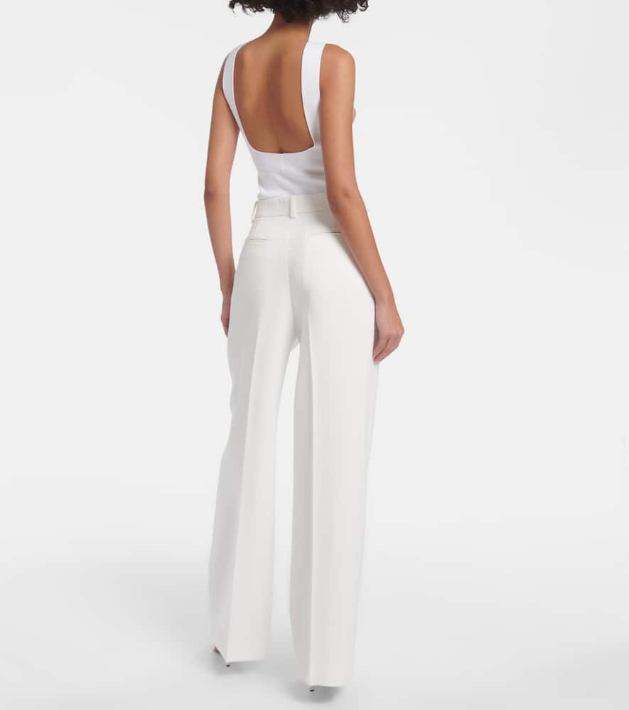 Bacall mid-rise wide-leg pants