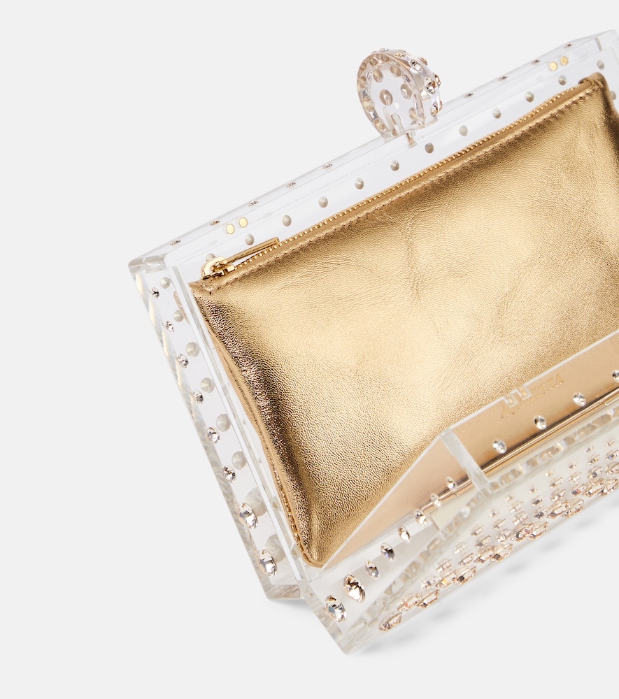Tequila crystal-embellished clutch