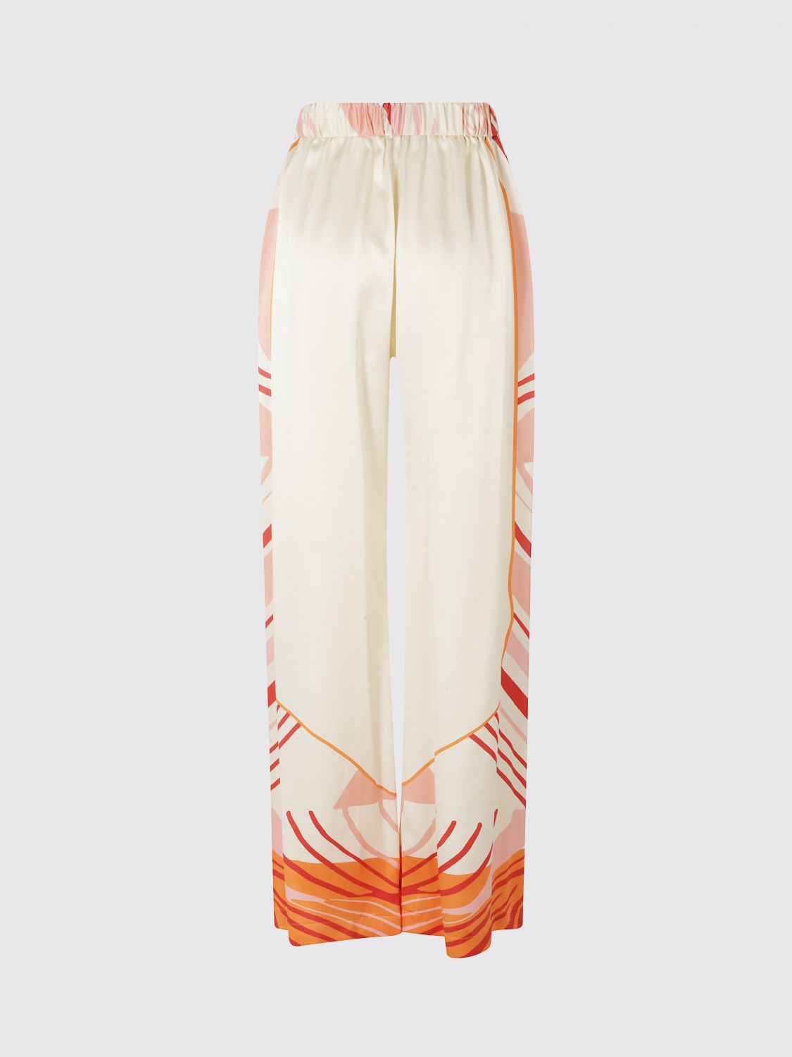 Pants Woman color Ivory