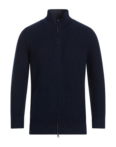 Man Cardigan Navy Size 40 Wool, Cashmere