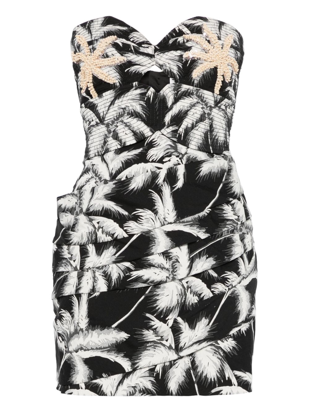 Sombra Tropical mini dress - Black