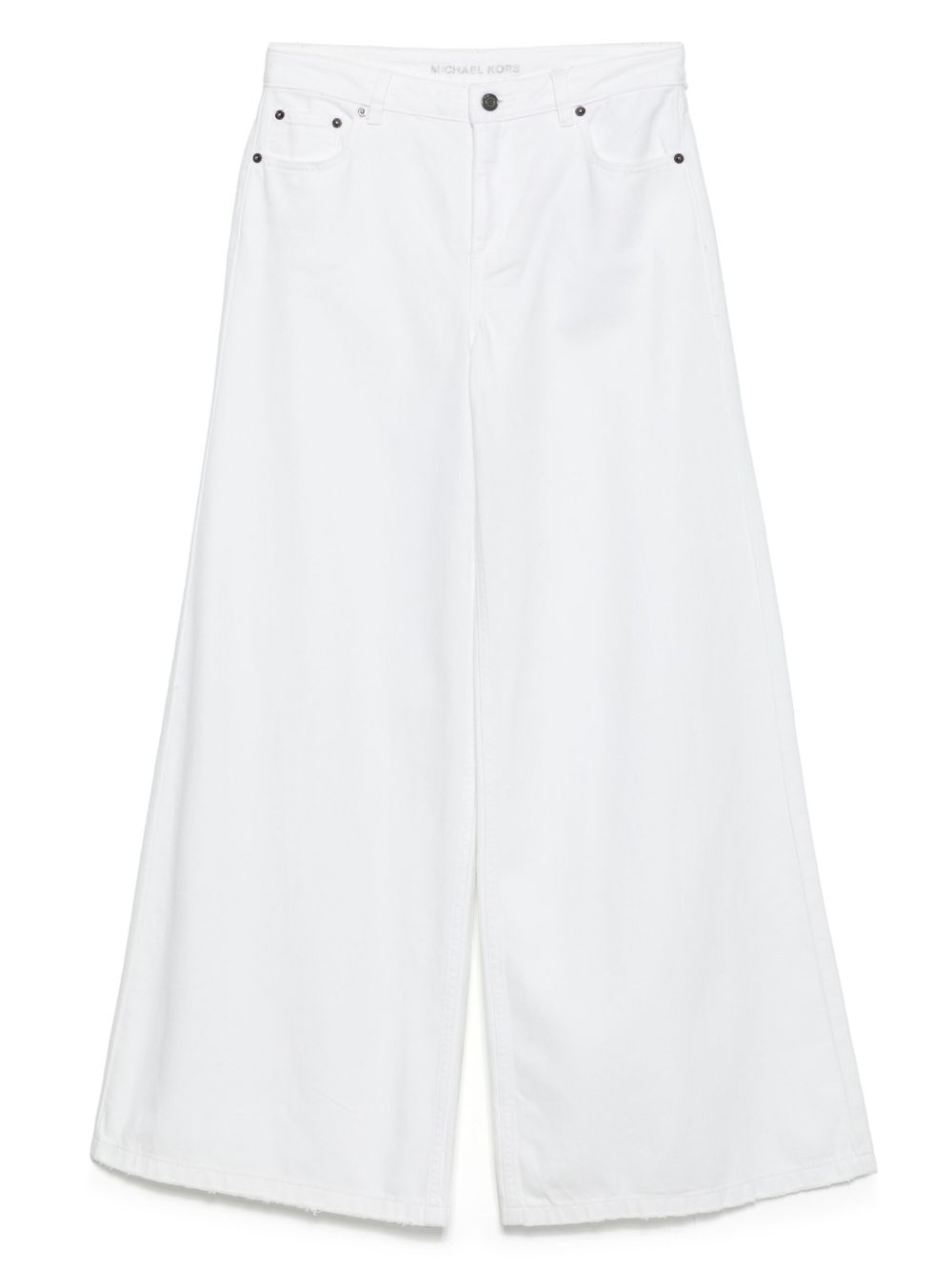 Super wide-leg jeans - White