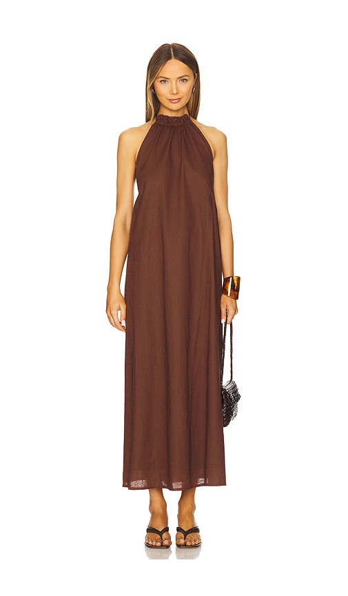 SNDYS KLEID ALYSSE in Cognac. Größe XXS. Also in L, M, S, XL