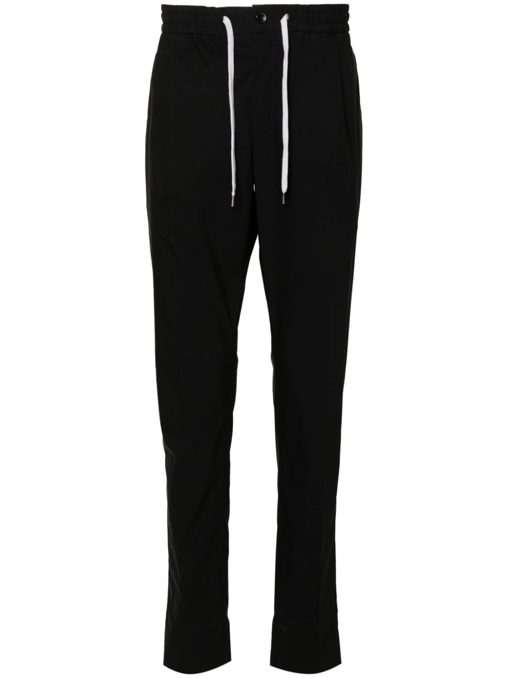 Drawstring tapered trousers - Blue