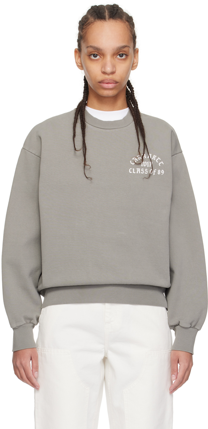 Carhartt Work In Progress Gray 'Class of 89' Sweatshirt
