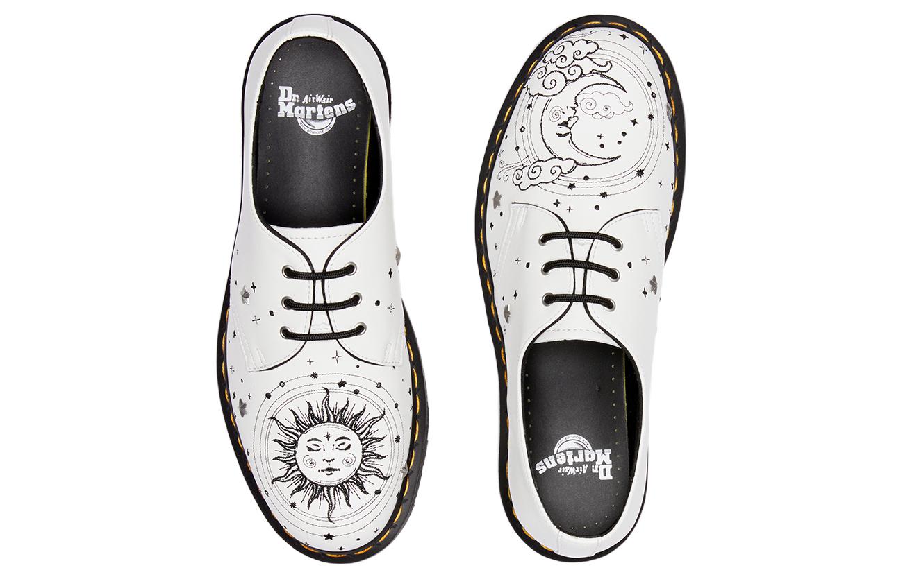 1461 Cosmic Embroidered Leather Oxford Shoes 'White'