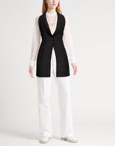 Woman Top Black Size ONESIZE Viscose, Linen