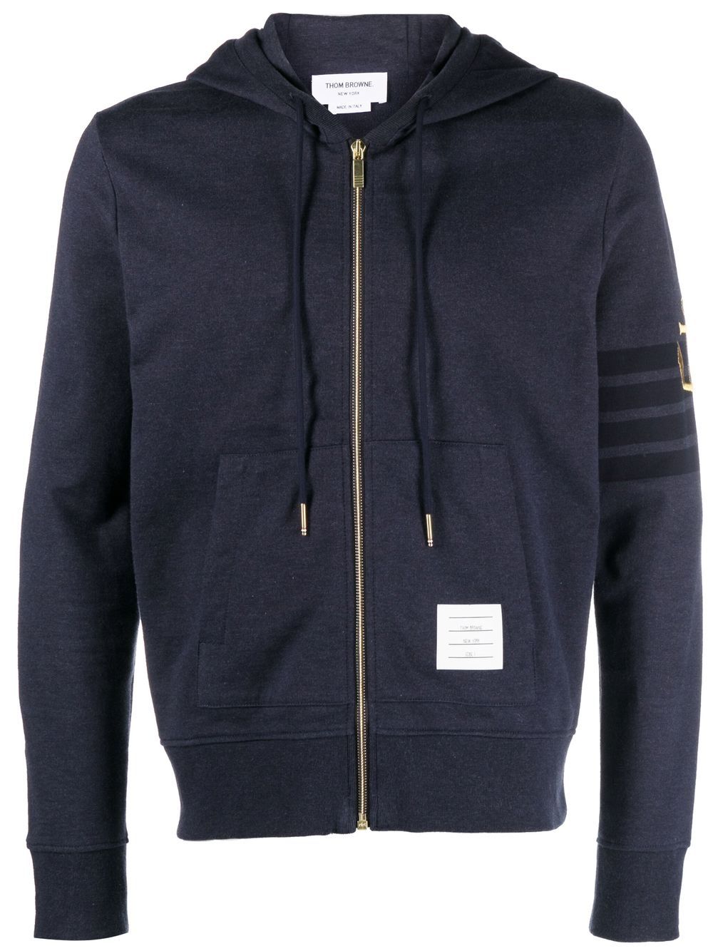 Anchor zip-up hoodie - Blue