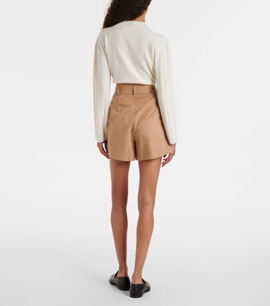 Lola camel hair shorts