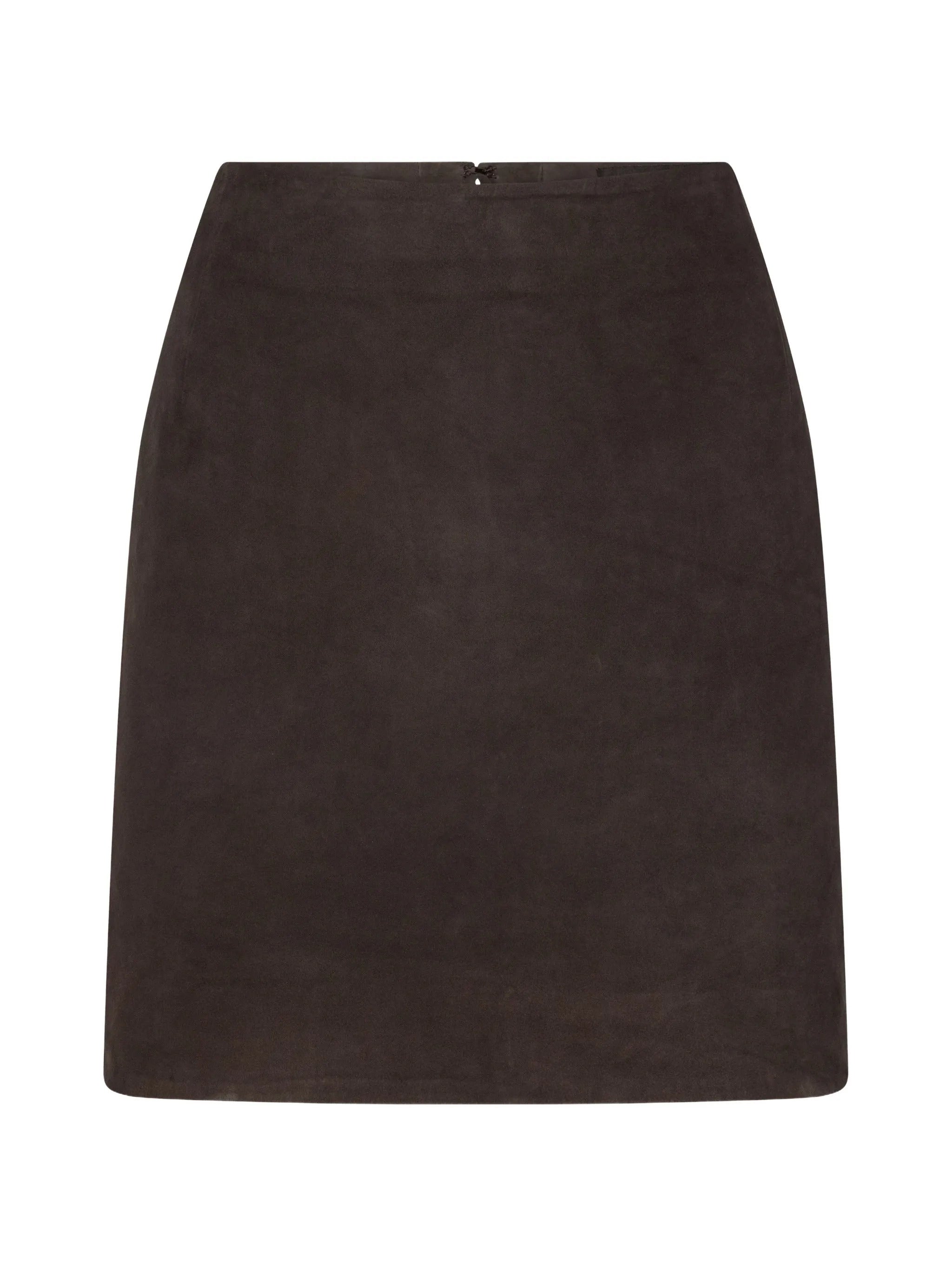 High Waist Zip Closure Skirt - Size 34