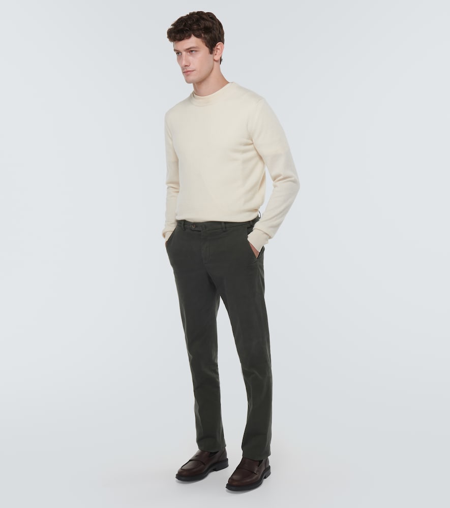 Leather loafers