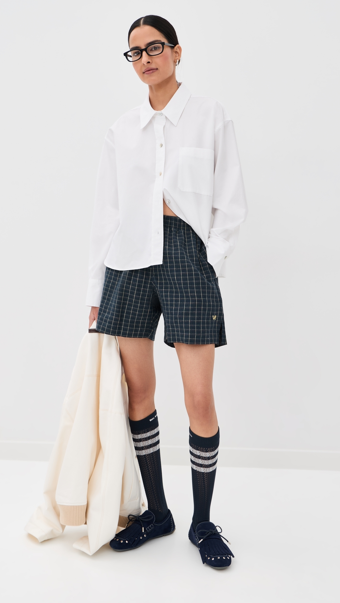 Sunday Shorts Grey/Ivory/Navy