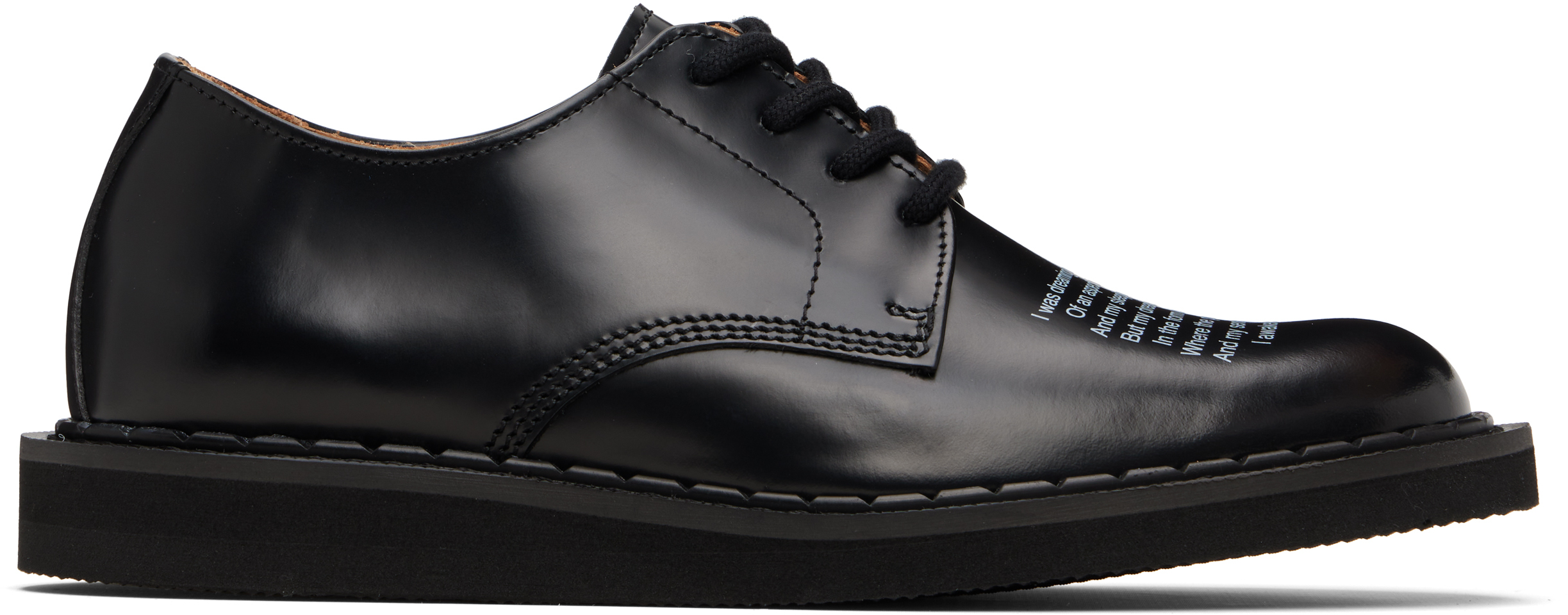 Black UNDERCOVER Edition 4 Eyelet Derbys