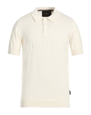 Man Polo shirt Ivory Size M Cotton