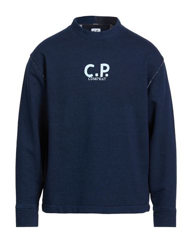 C. p. Company Man Sweatshirt Blue Size L Cotton