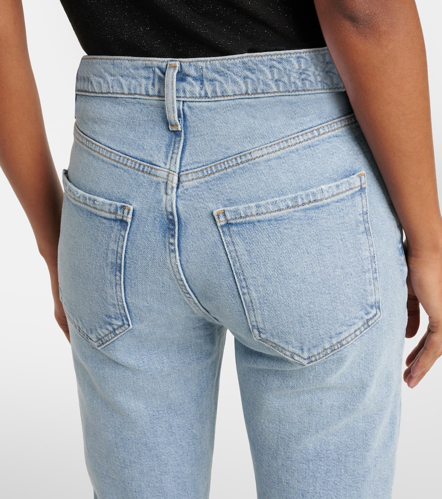 Riley high-rise straight jeans